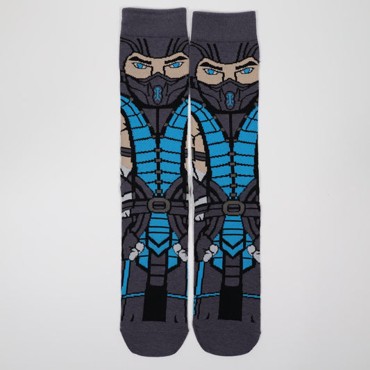 Sub-Zero “Mortal Kombat” 90s Retro Socks