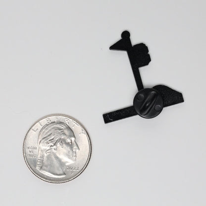 Super Mario End Game Flag Pole Enamel Pin