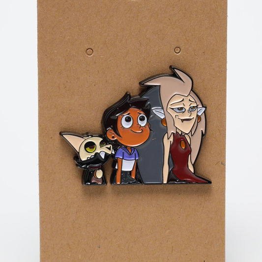 The Owl House King, Luz & Eda Enamel Pin