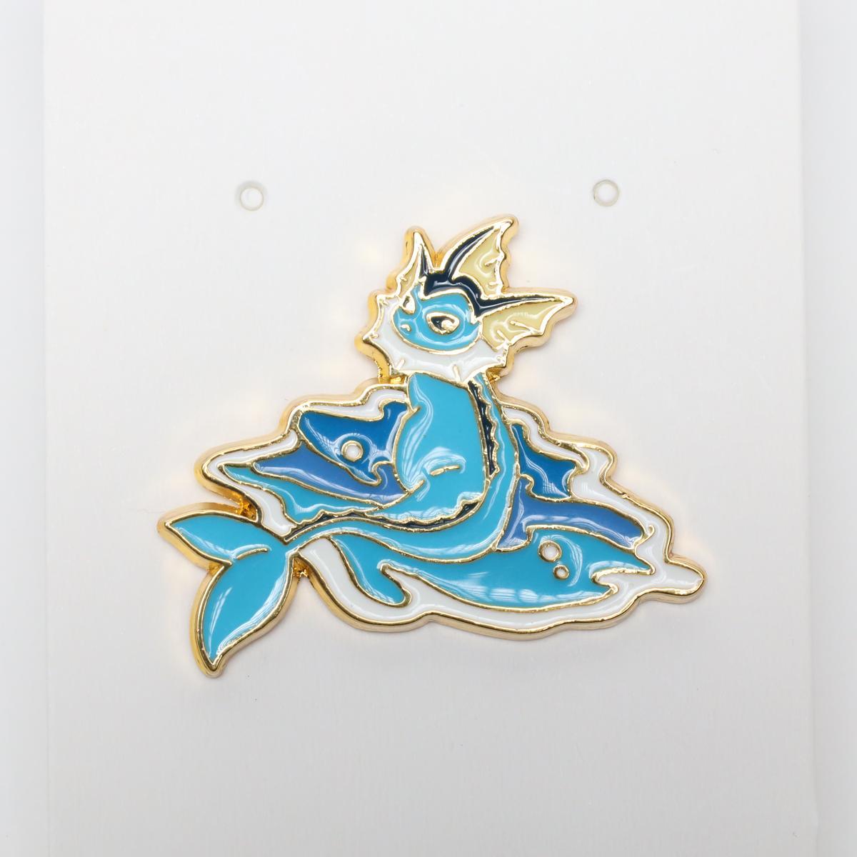 Water Vaporeon Eevee Pokemon Enamel Pin