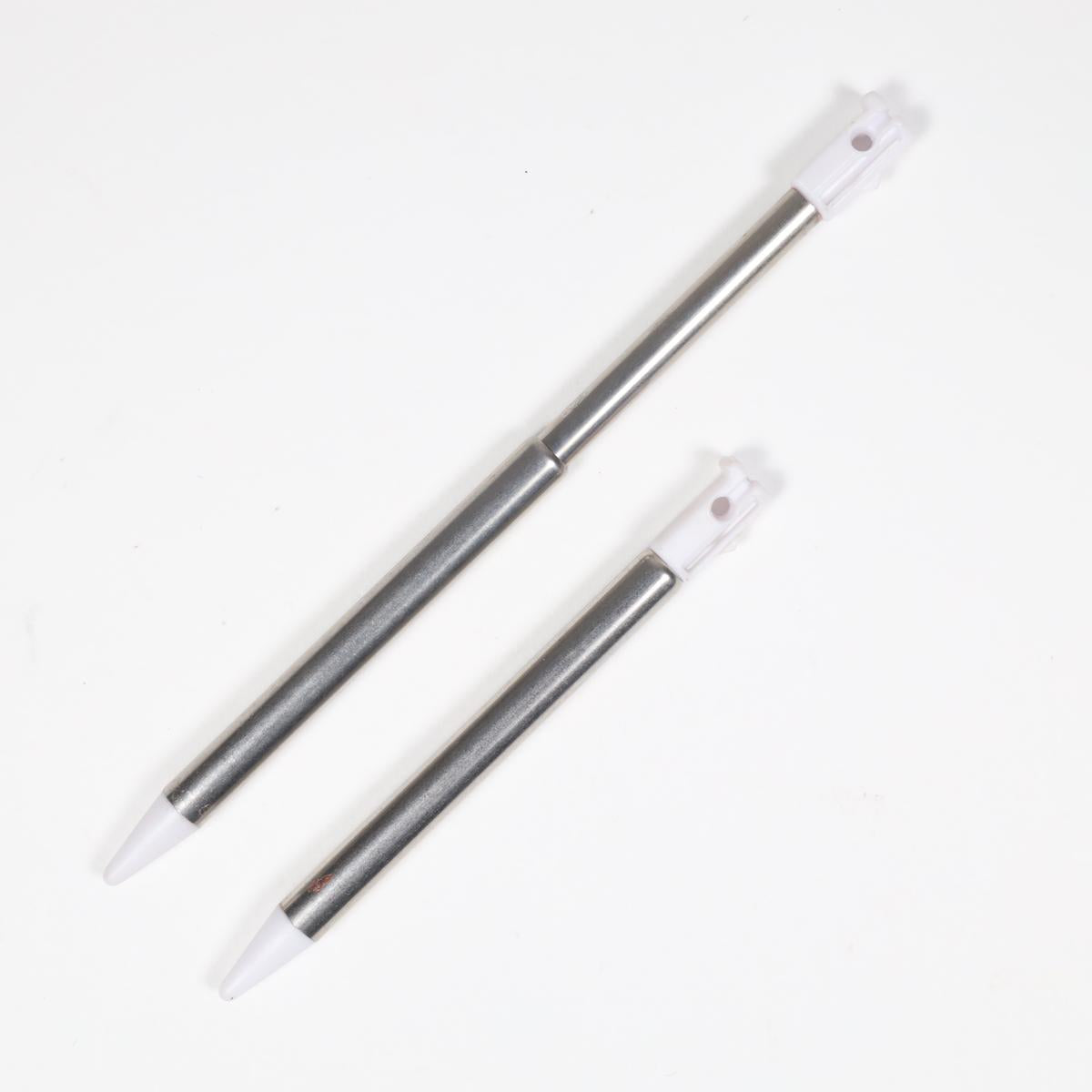 White Metal Stylus Bundle Pack (x2) for Nintendo 3DS