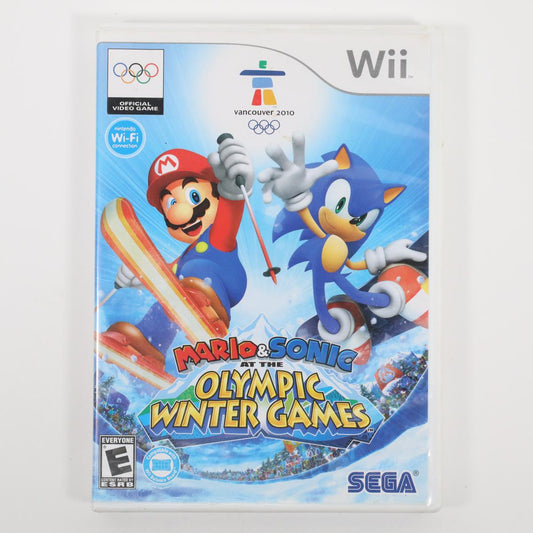 Mario and Sonic at the Olympic Winter Games - Wii (Complete / Good)