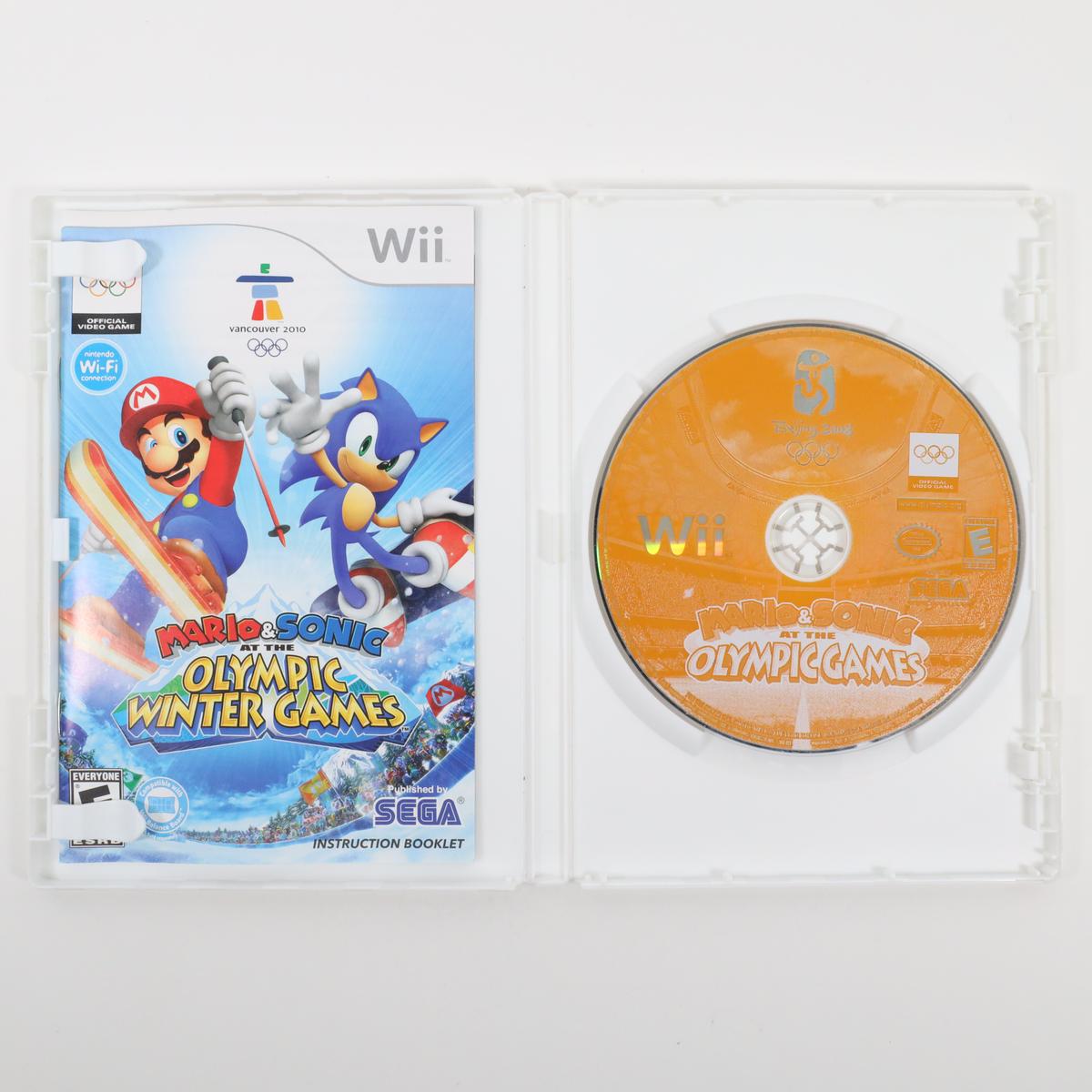 Mario and Sonic at the Olympic Winter Games - Wii (Complete / Good)