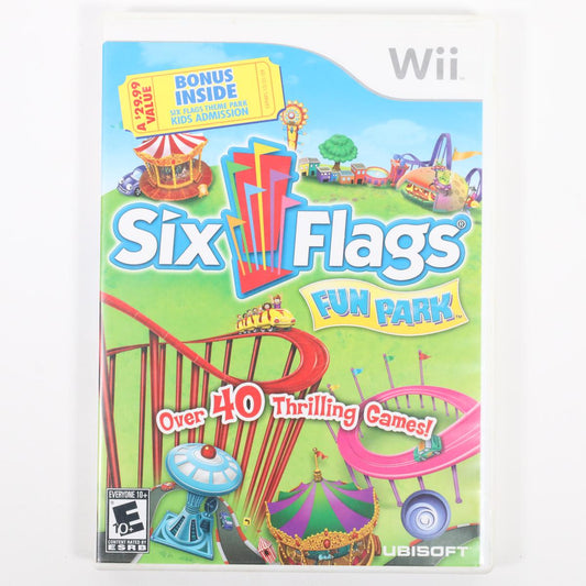 Six Flags Fun Park - Wii (Complete / Acceptable)