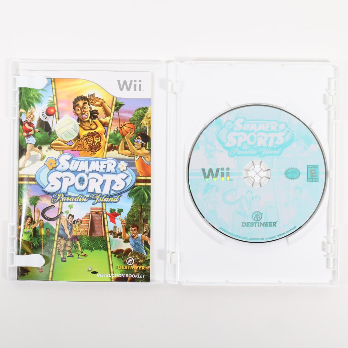 Summer Sports Paradise Island - Wii (Complete / Good)