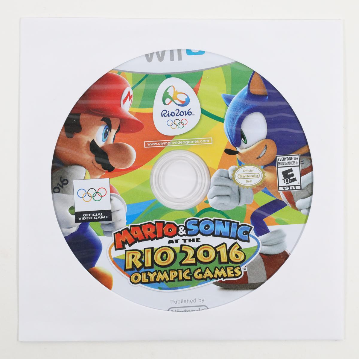 Mario and Sonic at the Rio 2016 Olympic Games for Nintendo Wii U Complete high quality