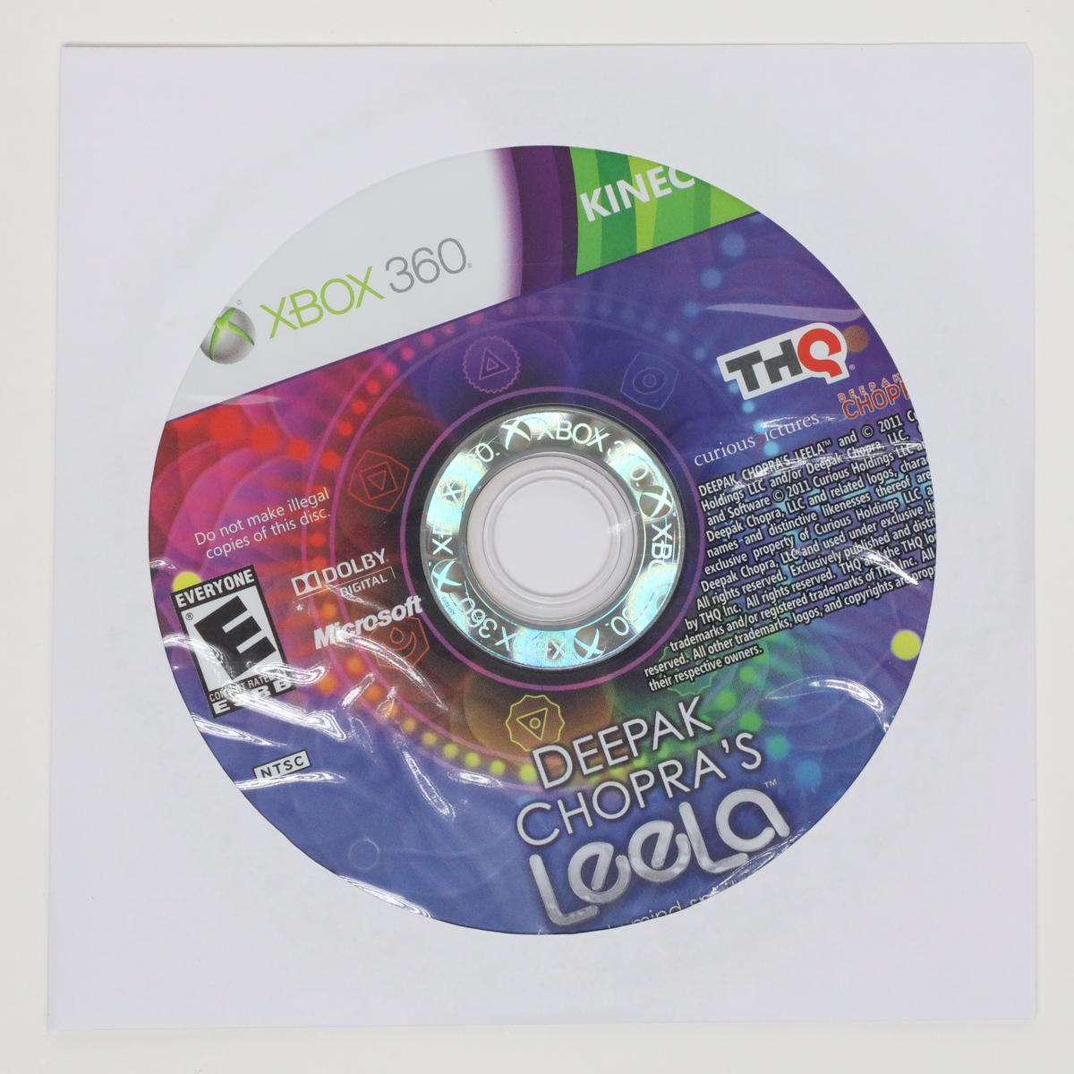 Deepak Chopra: Leela - Xbox 360 (Loose [Game Only] / Good)