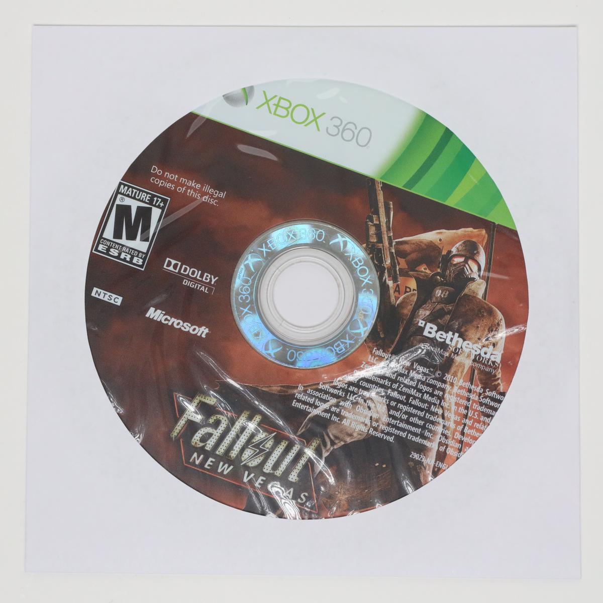 Fallout: New Vegas - Xbox 360 (Loose [Game Only] / Good)