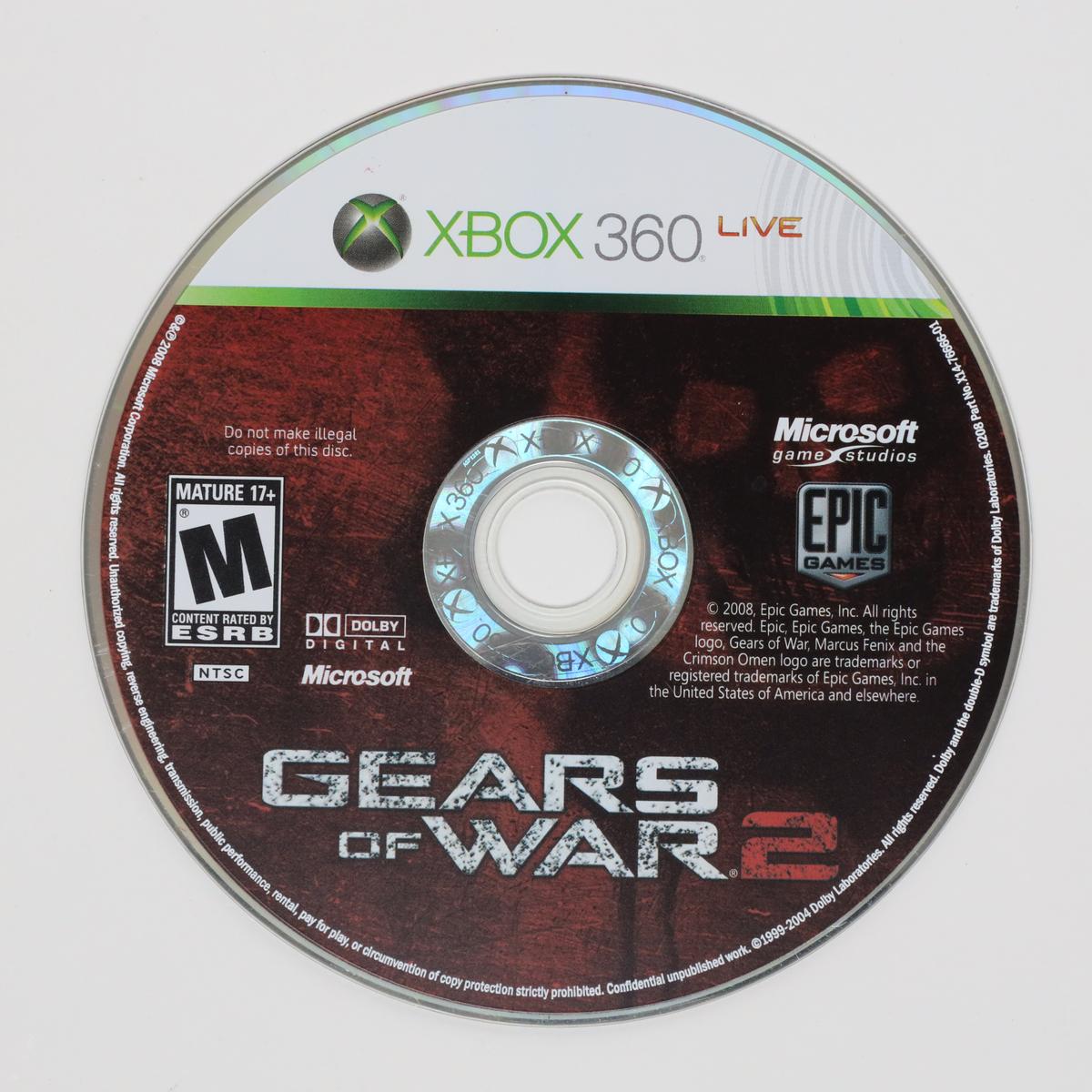 Gears of War 2 - Xbox 360 (Loose / Good)