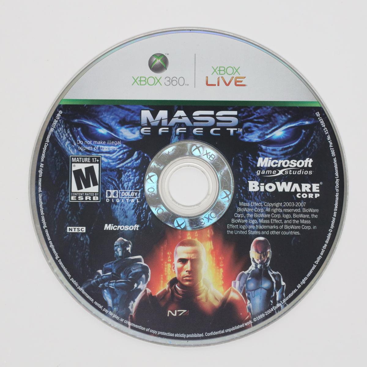 Mass Effect - Xbox 360 (Loose [Game Only] / Good)