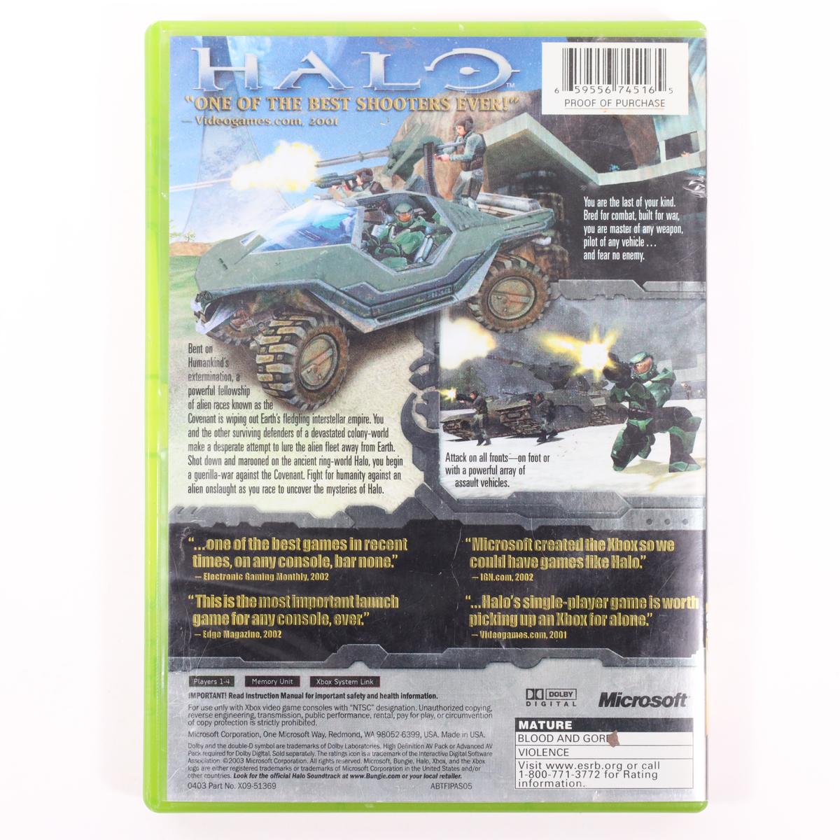 Halo: Combat Evolved - Xbox (Complete / Acceptable)