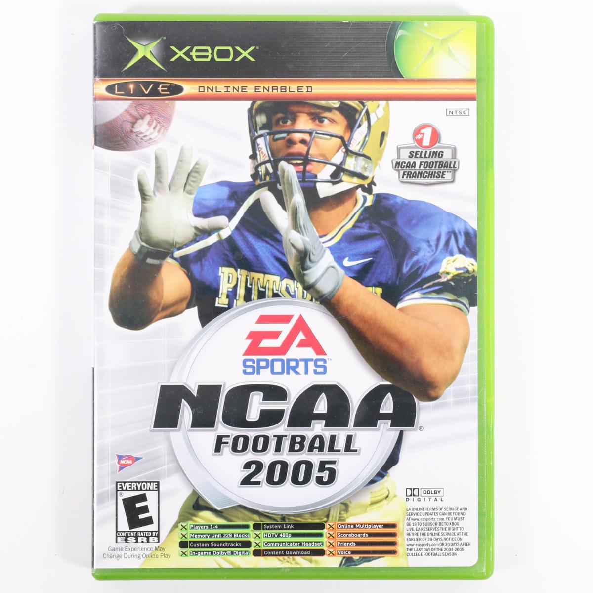 NCAA Football 2005 Top Spin Combo - Xbox (Complete / Acceptable)