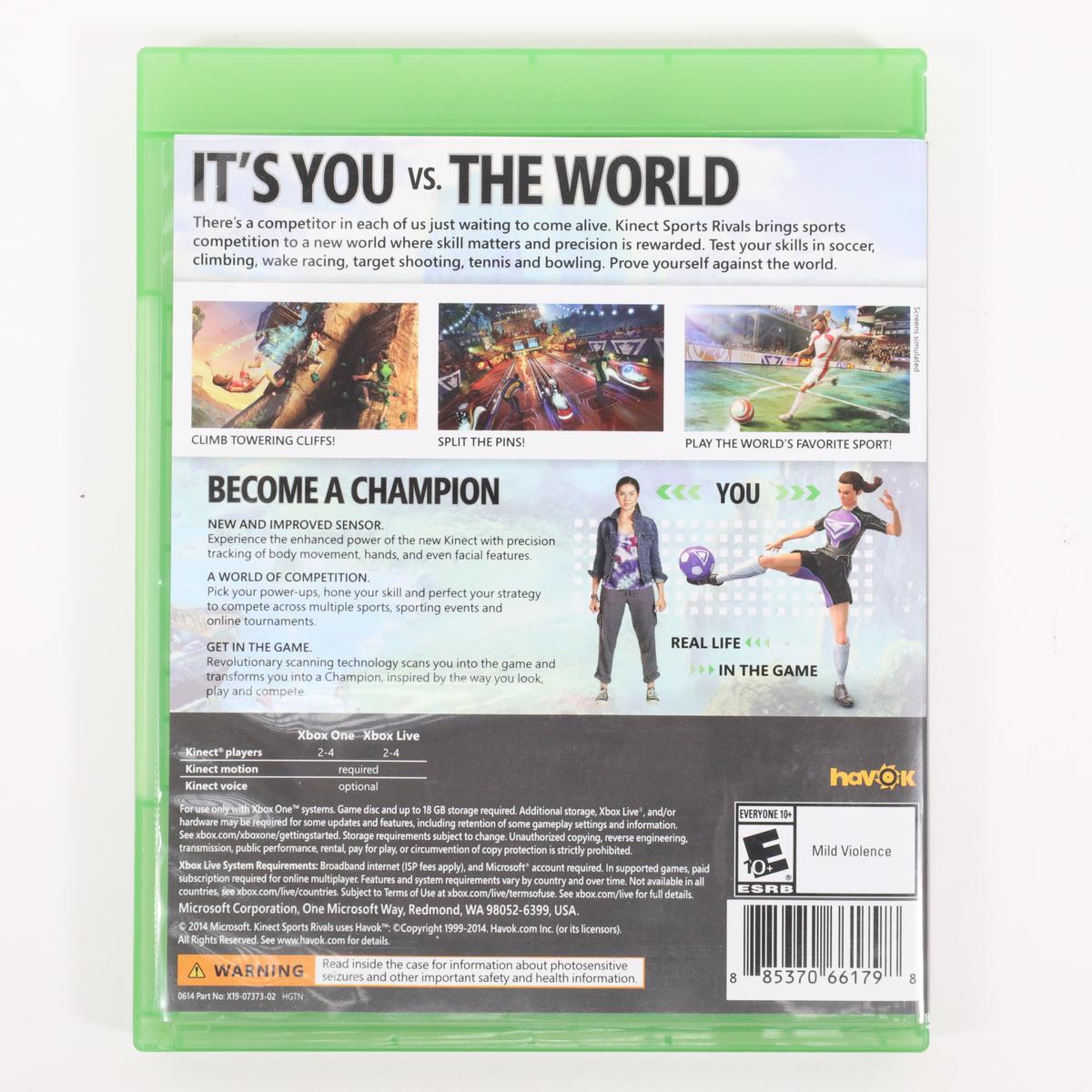 Kinect Sports Rivals - Xbox One (Complete / Good)