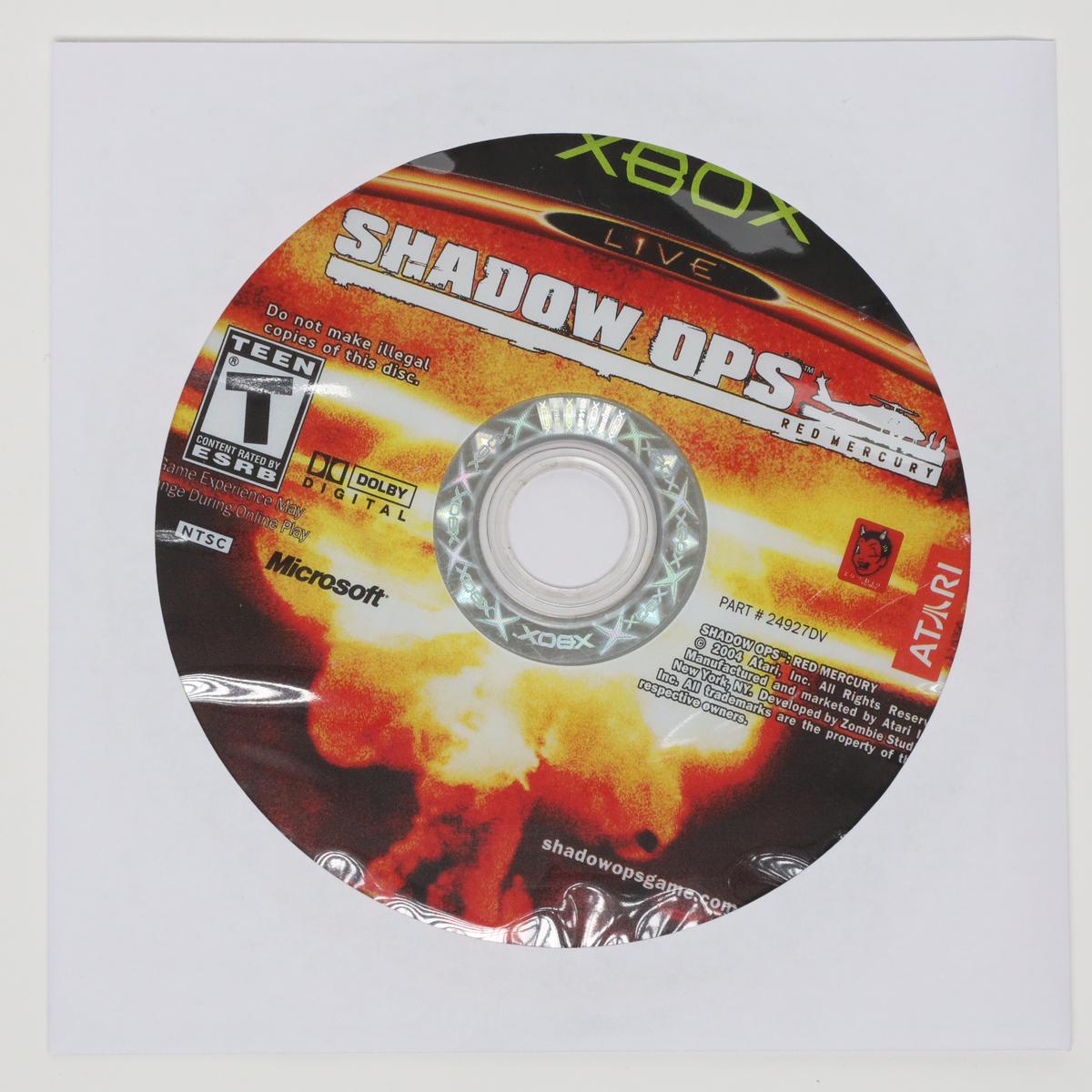 Shadow Ops Red Mercury - Xbox (Loose / Good)