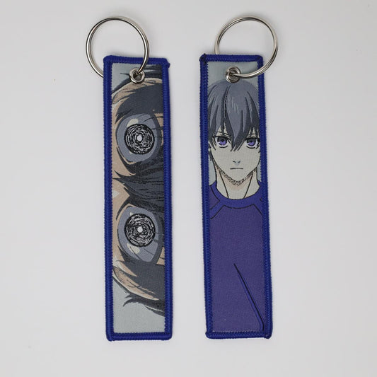 Yoichi Isagi Blue Lock Embroidered Keychain