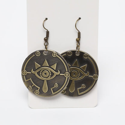 Zelda BOTW Sheikah Slate Drop Earrings