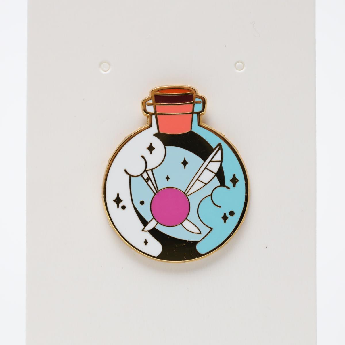 Zelda Fairy in a Bottle Enamel Pin