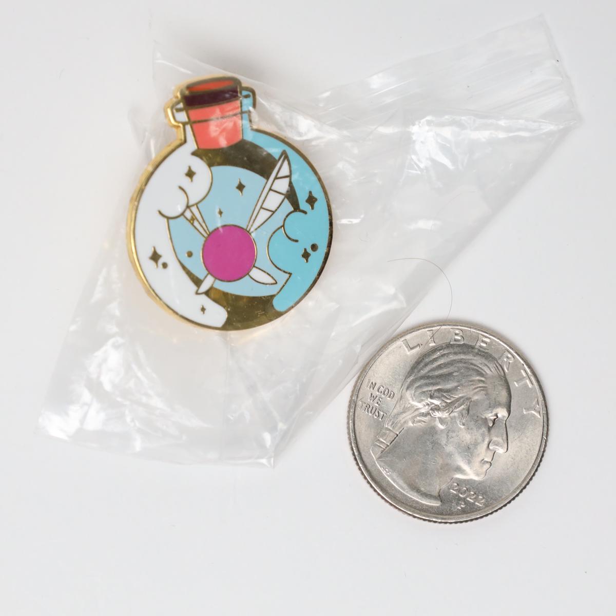 Zelda Fairy in a Bottle Enamel Pin