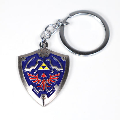 Zelda Hylian Shield Keychain