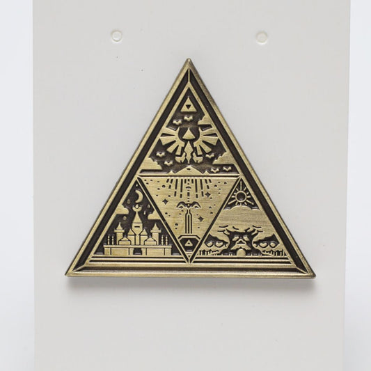 Zelda Triforce Enamel Pin