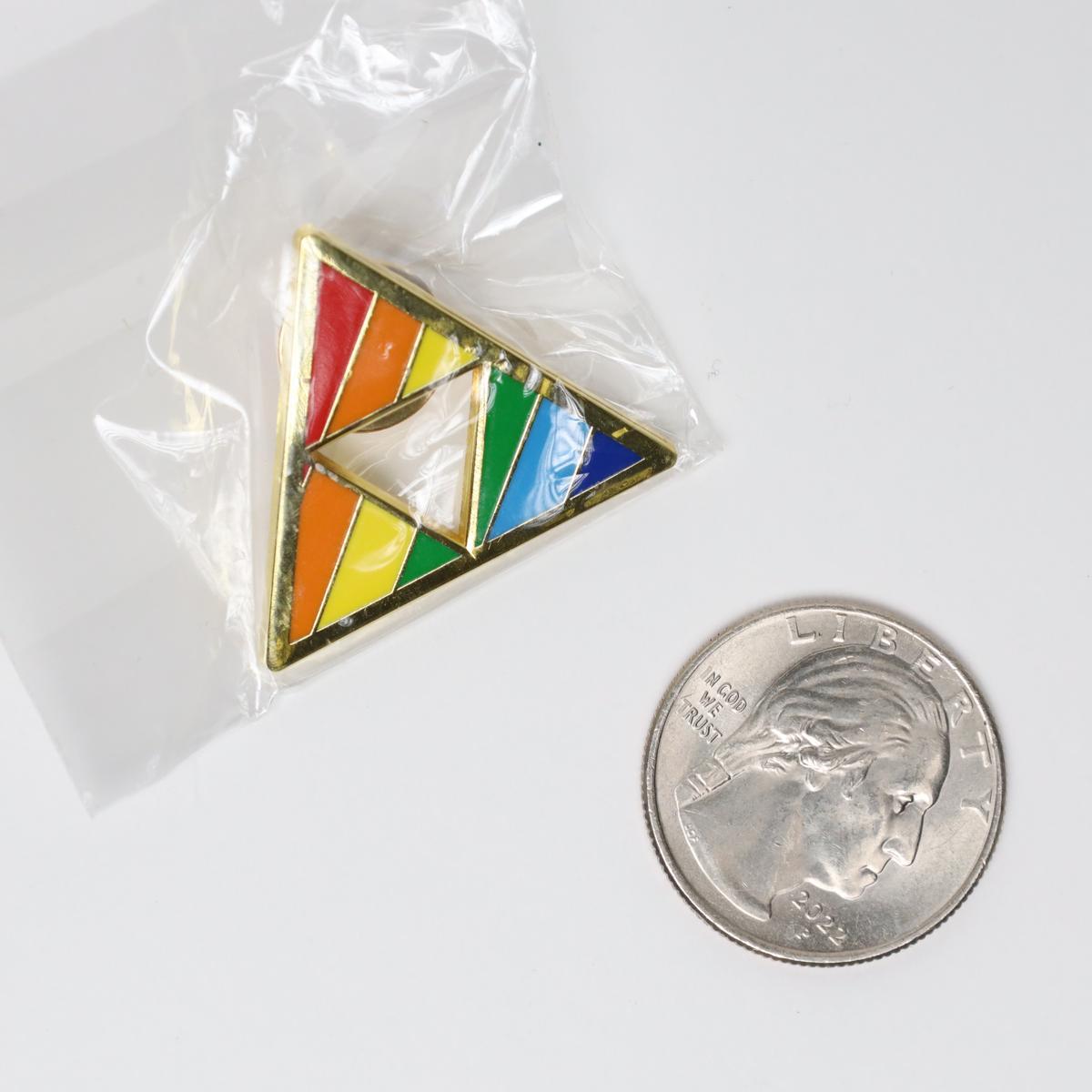 Zelda Triforce LGBT Pride Enamel Pin